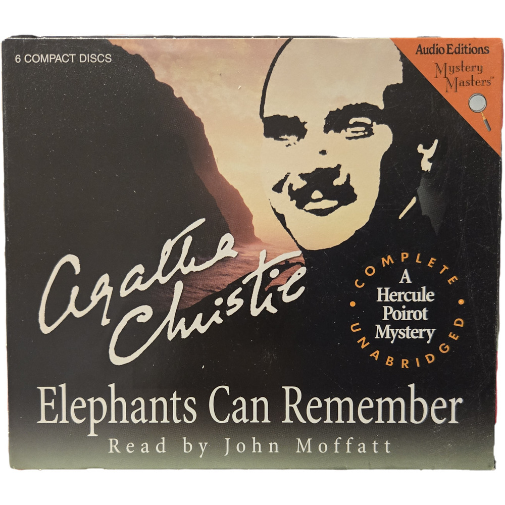 Elephants Can Remember - Agatha Christie Hercule Poirot Mystery Audiobook CD